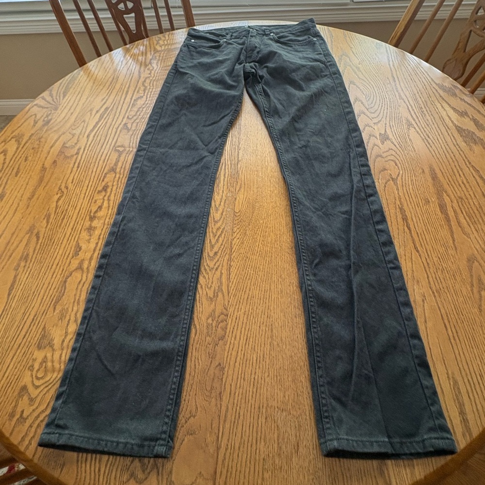RODD & GUNN Straight Fit Grey Stretch Denim Jeans Men's 32 Long 33” inseam EUC